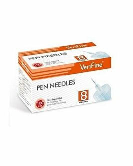 VERIFINE AIGUILLES STYLOS À INSULINE PEN NEEDLES 8 MM B/100