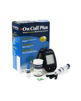 Glucomètre On Call Plus + 50 bandelettesouvelle On-Call ® Plus système biocapteur offre des résultats précis, pratique et abordable. Choisissez entre deux différents On Call® systèmes pour mieux l’adapter à votre style de vie et de gérer votre diabète.