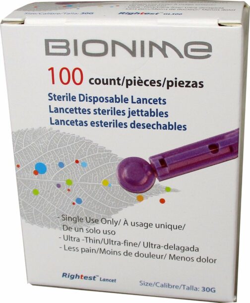 LANCETTES BIONIME BTE 100